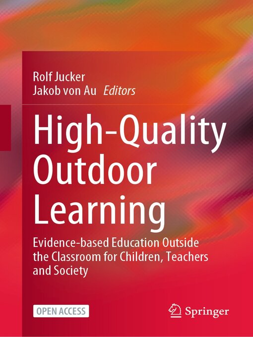 Title details for High-Quality Outdoor Learning by Rolf Jucker - Available